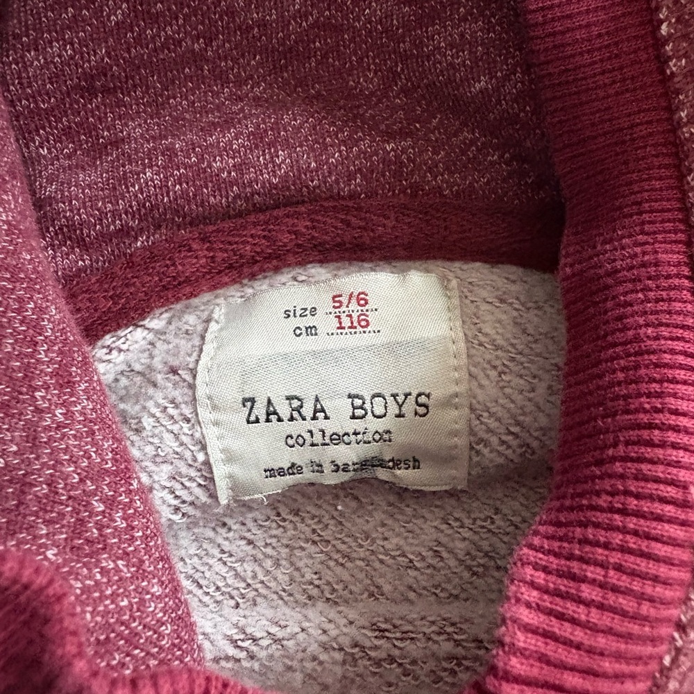 ZARA Boys Graphic Hoodie Size 5/6 - Picture 3 of 6